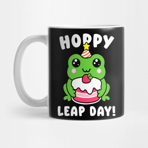 Funny Frog Lover Hoppy Leap Day February 29 Birthday by Emma Creation